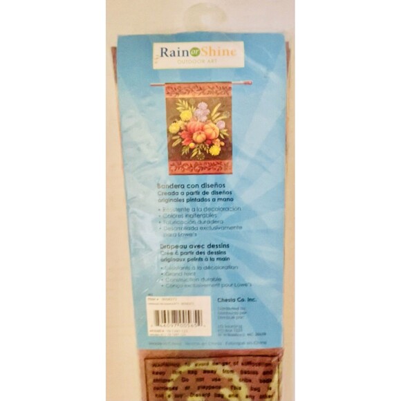 LARGE PORCH FLAG 28 in X 40 in Fall pumpkins - Picture 8 of 8